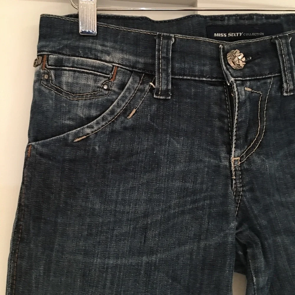 Miss Sixty boot cut jeans, Sz 26